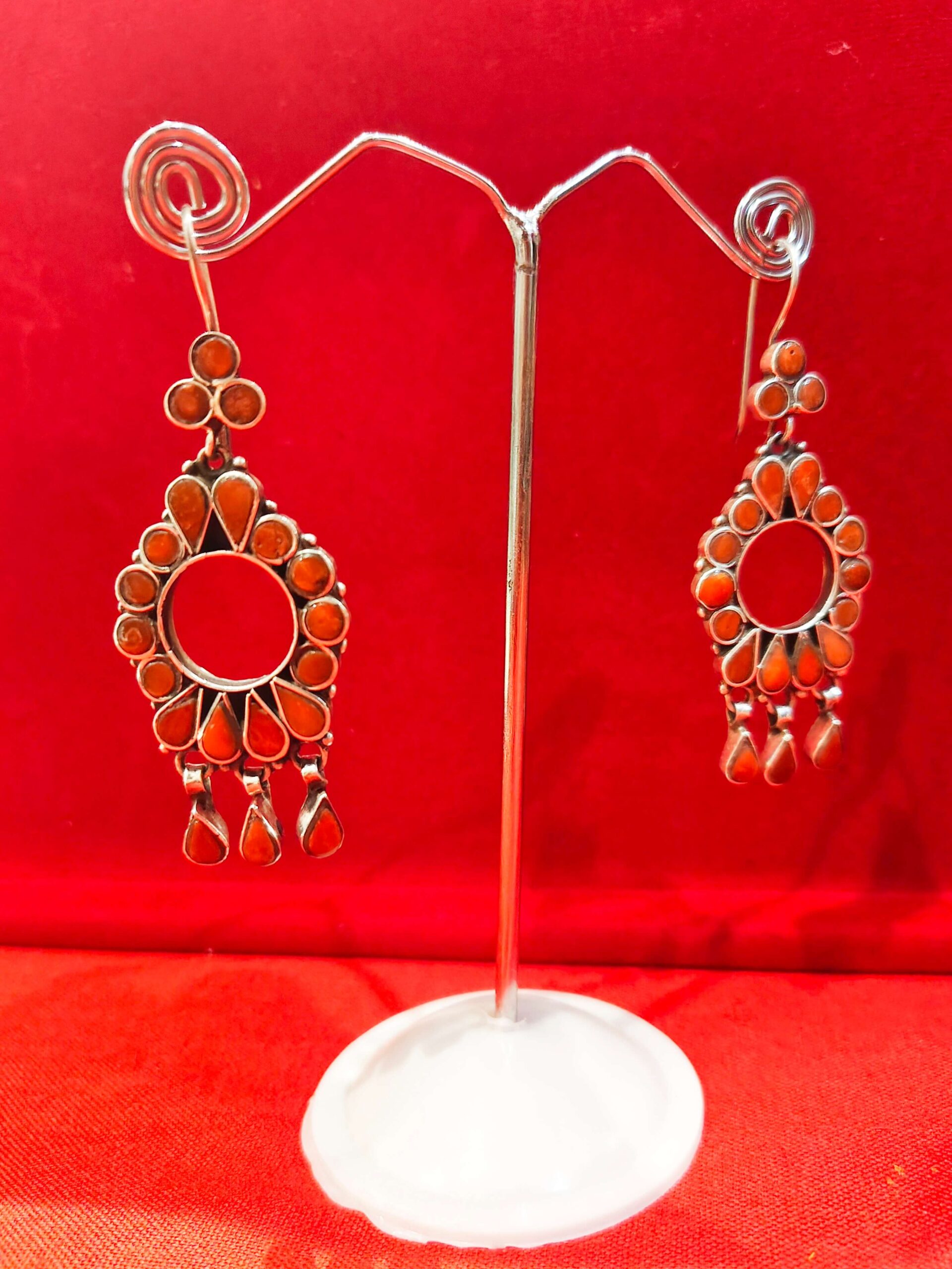 EXOTIC CORAL EARRINGS - Image 2