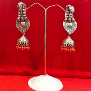 SILVER PARROT JHUMKI
