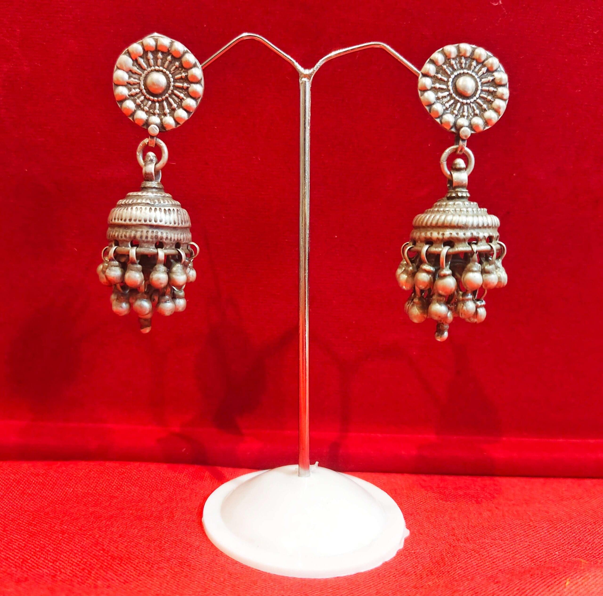 MOHINI LAYERED GHUNGROO JHUMKI (SMALL)