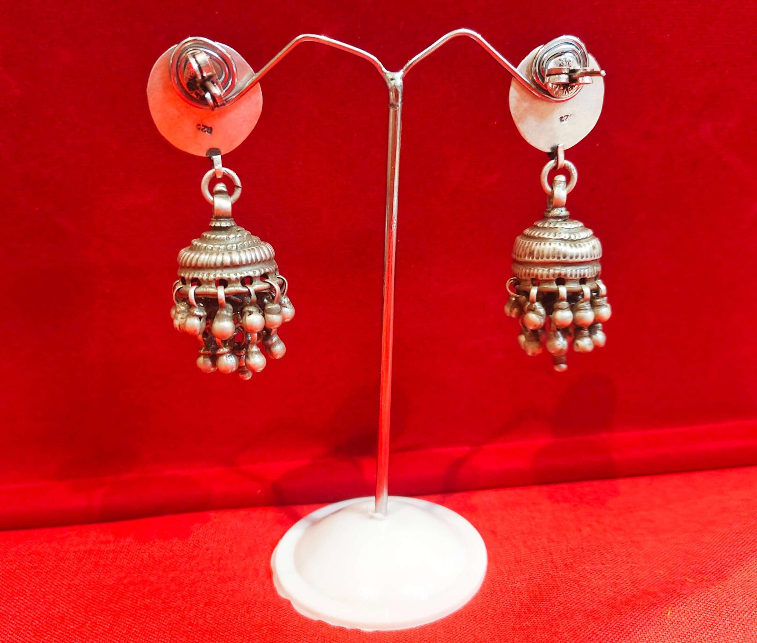 MOHINI LAYERED GHUNGROO JHUMKI (SMALL) - Image 3