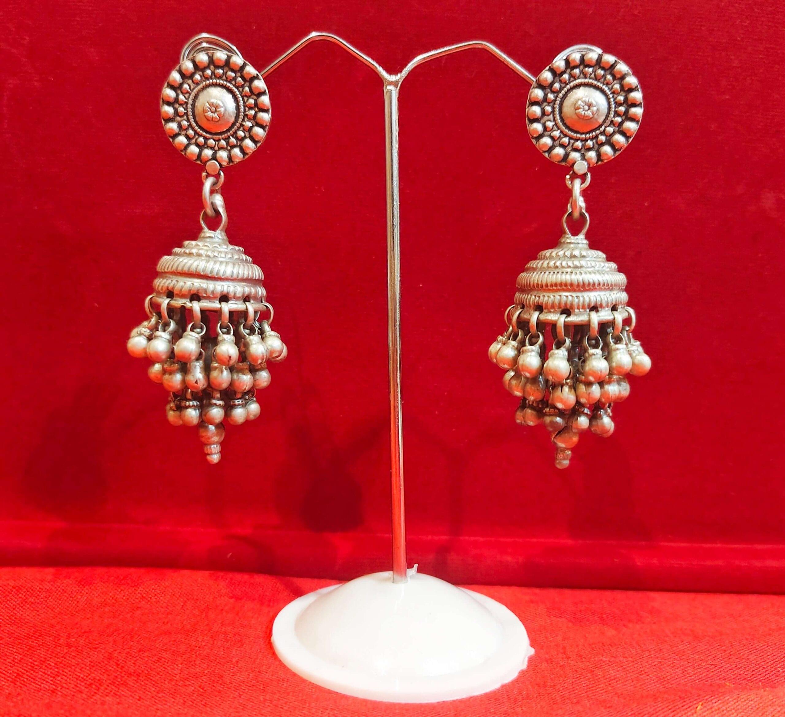 MOHINI LAYERED GHUNGROO JHUMKI (BIG)