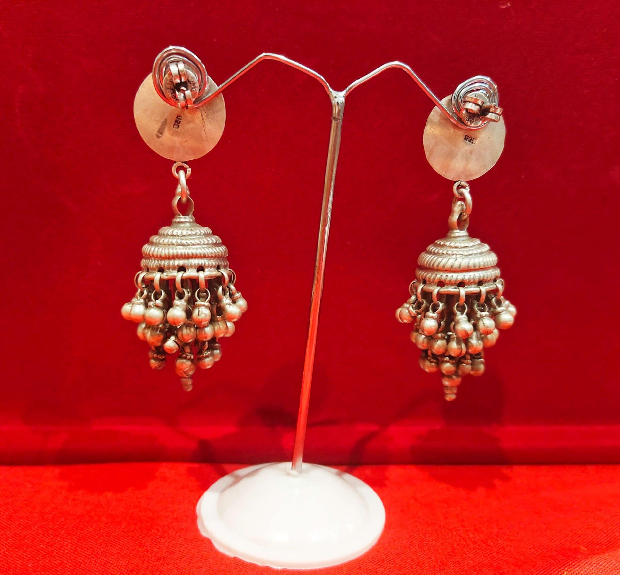 MOHINI LAYERED GHUNGROO JHUMKI (BIG) - Image 3